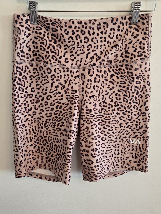 RVCA Pants - RVCA Leopard Print Bike Shorts